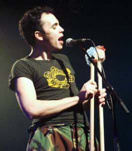 Tapdancing with long-necked barbie dolls