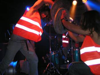 The Pubbles: Percussive performance for a post-industrial wasteland