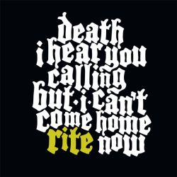 Death I Hear You Calling But I Can’t Come Home Rite Now cover